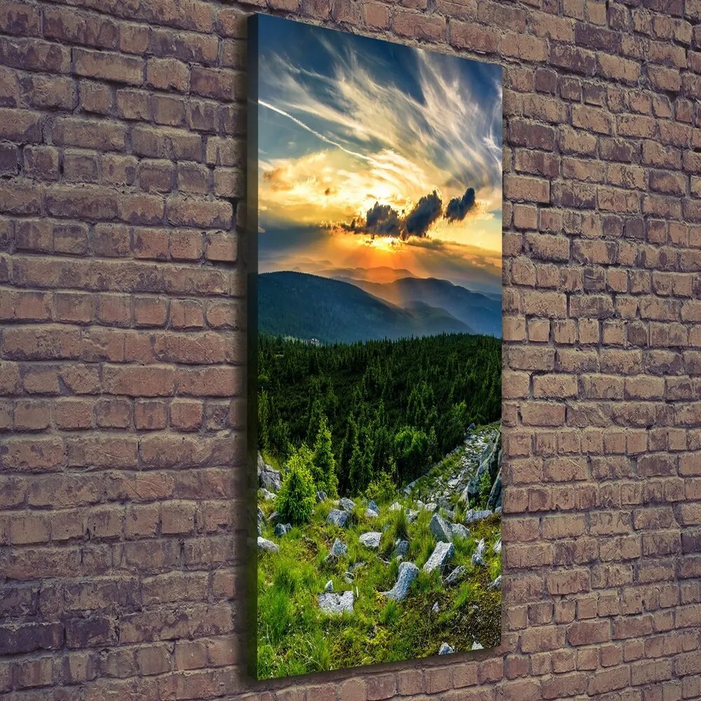 Imprimare tablou canvas Panorama munților