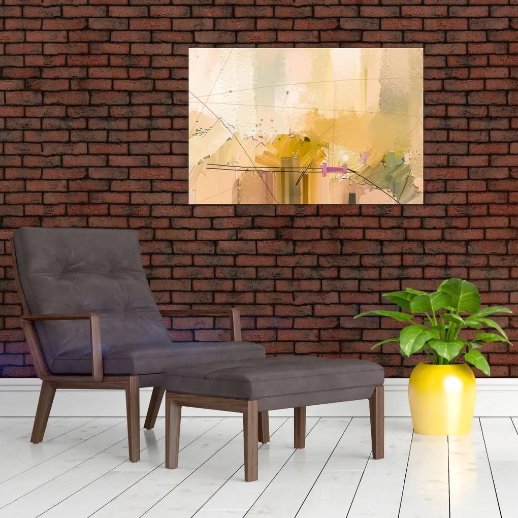 Tablou - Abstract, pictură în ulei (90x60 cm)