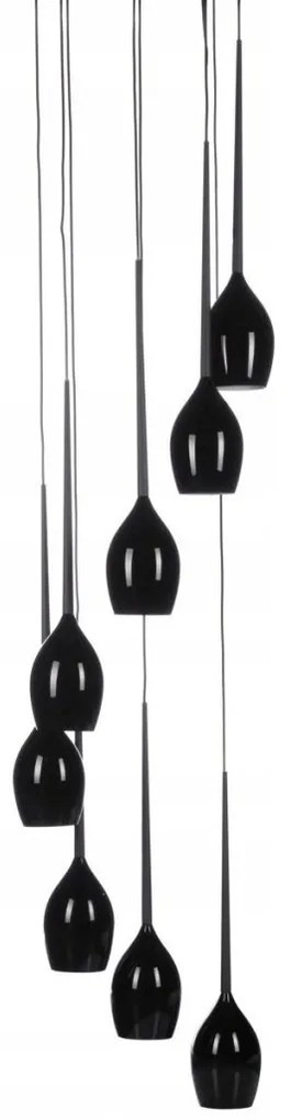 Lustra moderna Izza 8 Black