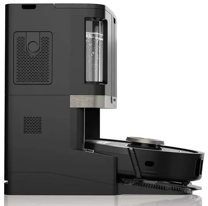 Aspirator robot Shark PowerDetect Max RV2800ZEEU, 650W, 0.3 L, 372 m², 360° LiDAR, Autonomie pana la 110 min, Detectare margini umede, Negru