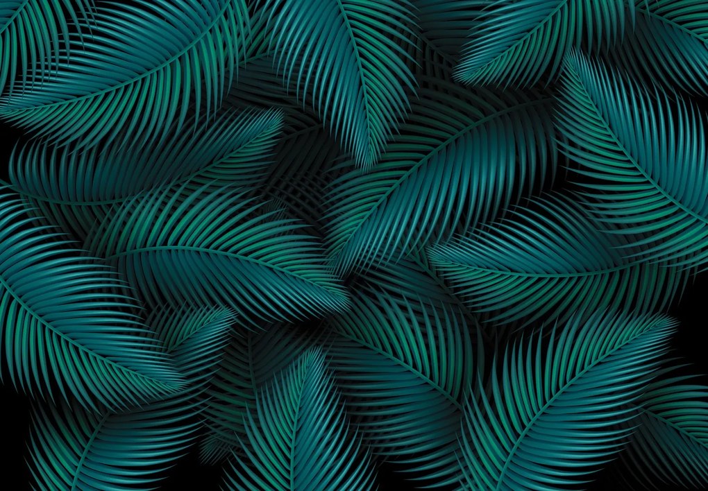 Fototapet - Frunze,grafic (147x102 cm)