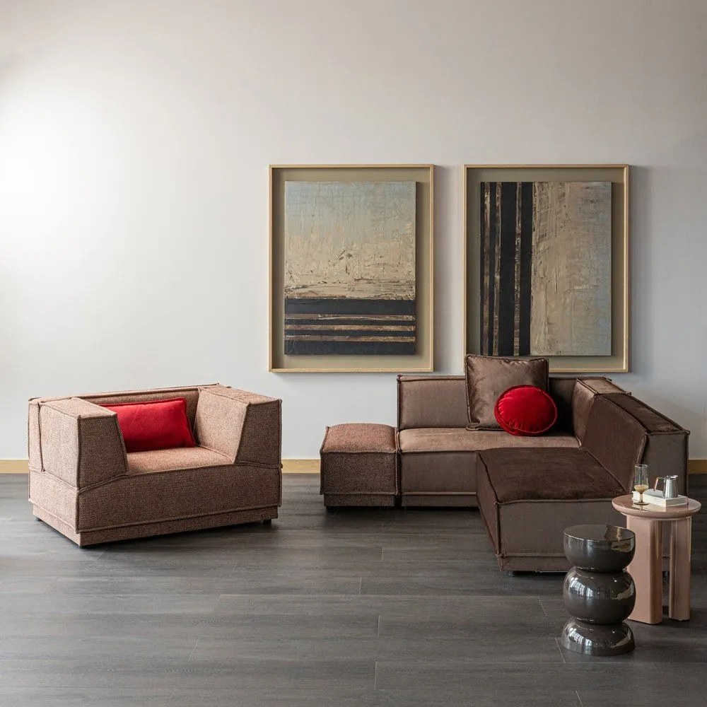 Măsuță auxiliară rotundă cu aspect lucios ø 40 cm Orivo – WOOOD