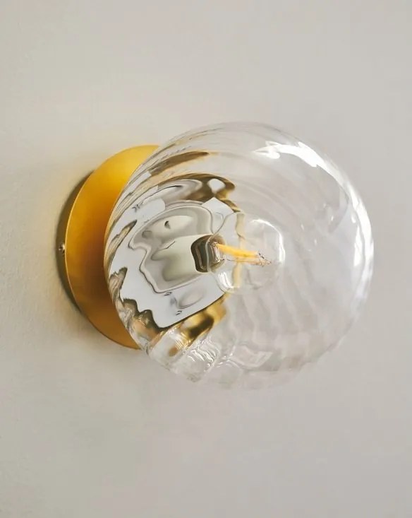 Aplica de perete design Art Deco Chisell 25 Brass