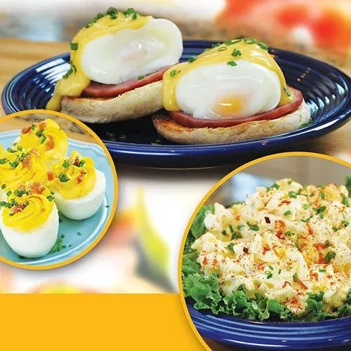 Zaparkorun Pahare din silicon de fiert ouă - 6 buc