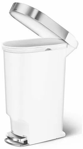 Simplehuman Coș îngust cu pedală 40 l, alb