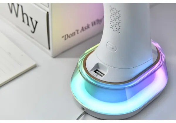 Immax 08974L - Lampă de birou LED RGB dimabilă CORELLA LED/7W/12/230V albă