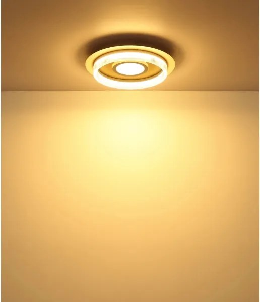 Globo 48046D1 - Plafonieră LED ZARA, 24W, 230V, 3000K (alb cald), Ø 40 cm