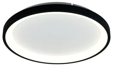 Brilagi - Plafonieră LED dimabilă FALCON SLIM LED/42W/230V Ø 50 cm neagră + telecomandă