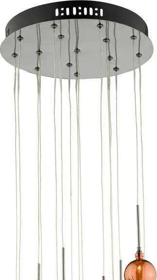 Där Lighting AUR1564 - Lustru suspendat pe cablu AURELIA 15xG4/10W/230V