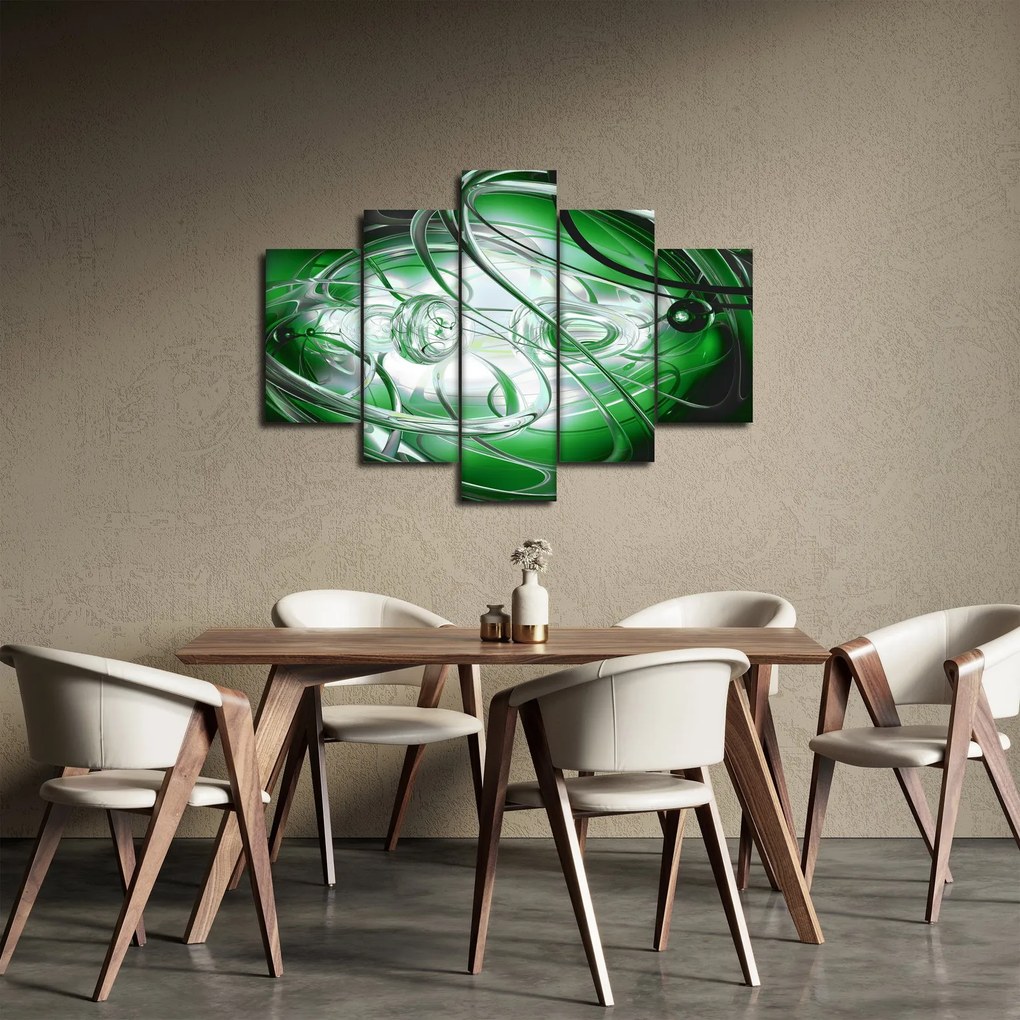 Tabloul abstract verde (150x105 cm)
