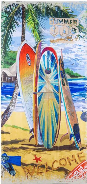 Prosop de plajă SURF 70 x 140 cm