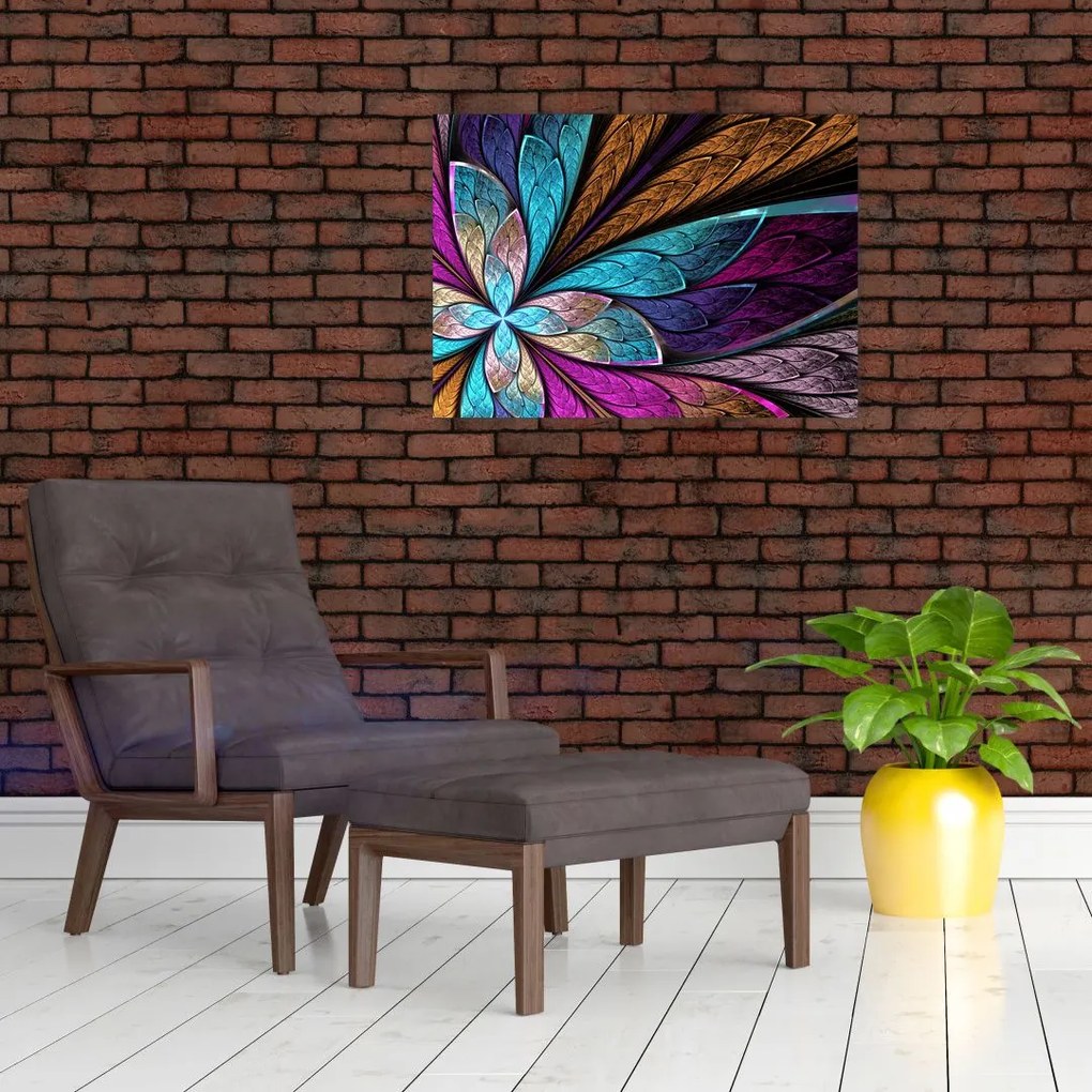 Tablou - Floare, abstracție (70x50 cm)