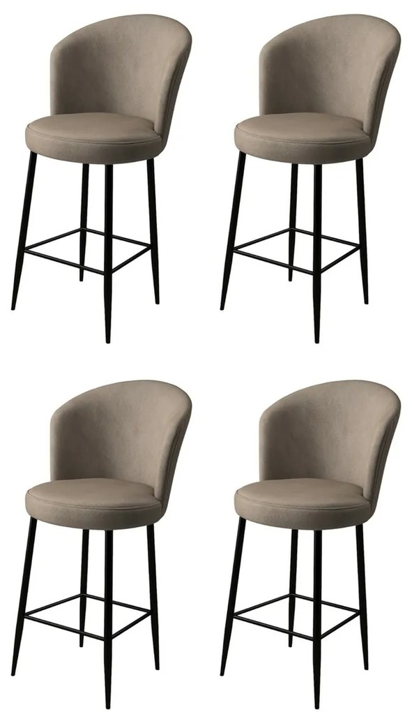 Set de scaune de bar Alte Cappuccino, 4 buc.