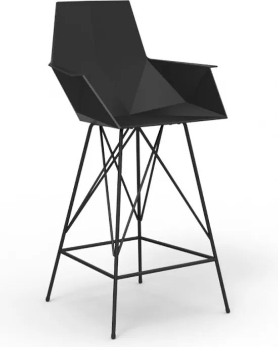 Set de 4 scaune de bar cu brate de exterior / interior design modern premium FAZ CHAIR counter 54165