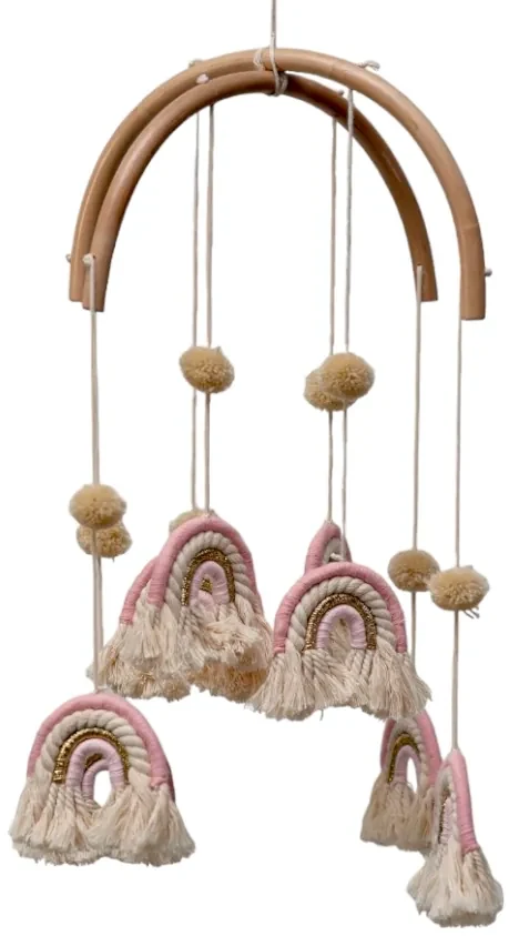 CARUSEL MACRAME ROZ HANDMADE