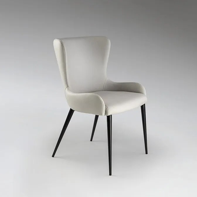 Scaun dining design elegant Telma alb