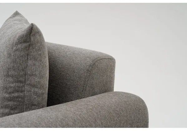 Canapea PISA, 2 locuri, gri deschis