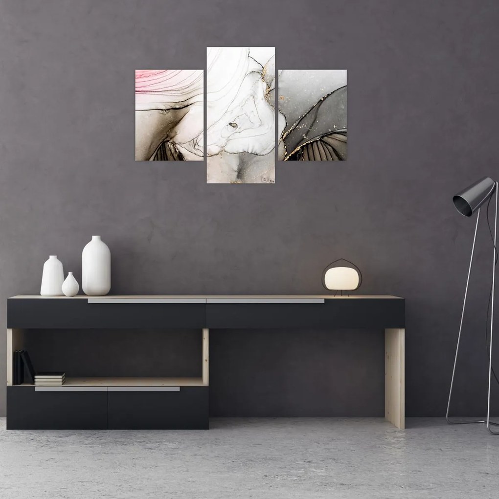 Tablou - Cerneală de marmură (90x60 cm)
