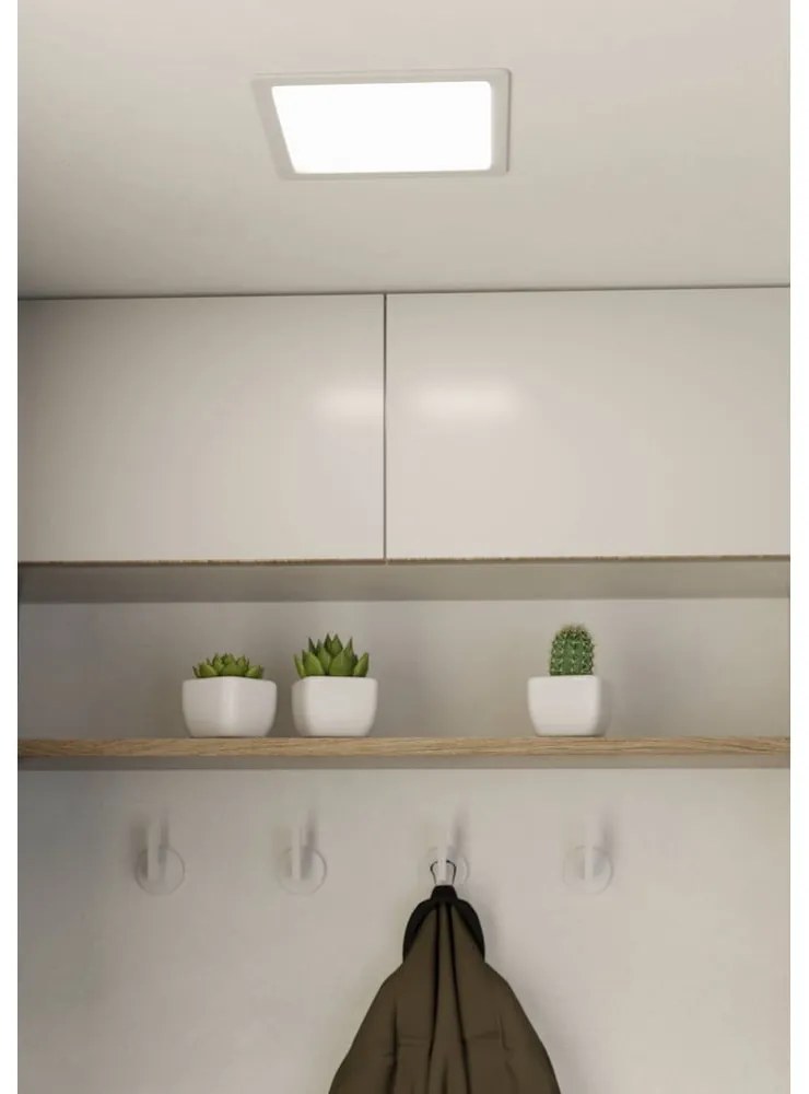 Plafonieră albă LED/încastrată 22x22 cm FUEVA 5 – EGLO