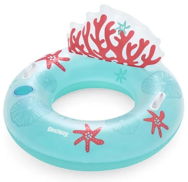 Colac gonflabl Bestway 43730 Coral Bliss, diametru 107 cm