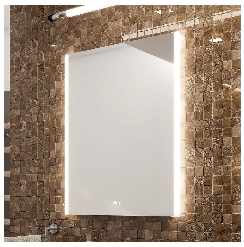 Oglindă LED retroiluminată pentru baie NIMCO ZP 11001VX 3000-6500K 70x50 cm IP44
