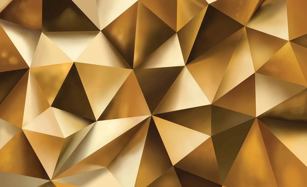 Fototapet - Abstracție aurie (254x184 cm)