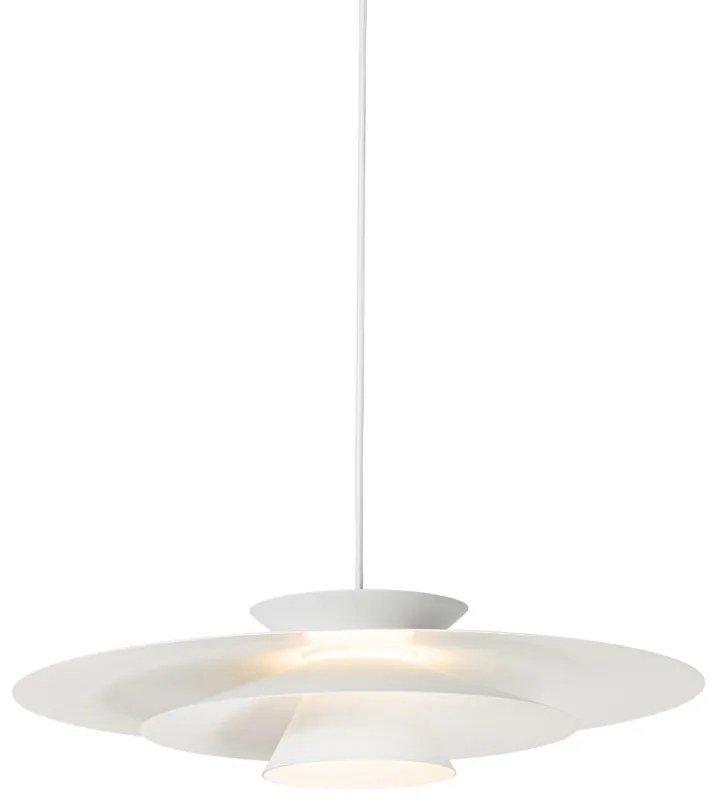 Lampă suspendată de design albă incluzând LED cu dimmer în 3 trepte - Pauline