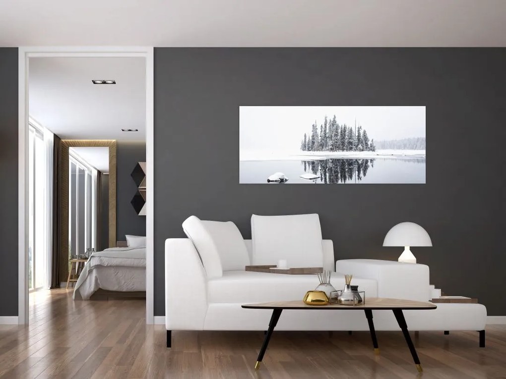 Tablou - A fost alb (120x50 cm)