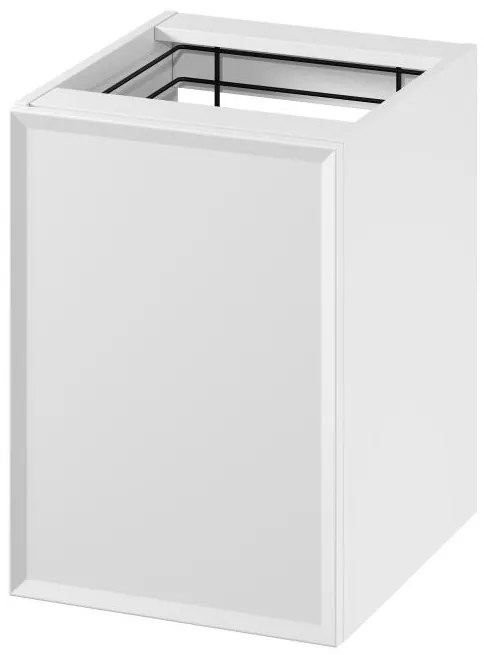 Cersanit S1022-011 - Dulap suspendat de baie cu coș pentru rufe MILLE 40x45 cm, alb