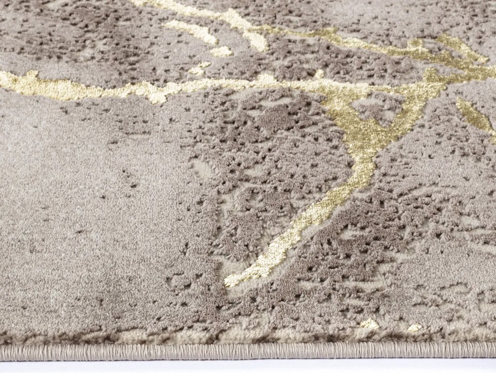 Covor Modern Living , Dormitor Dreptunghiular Marmara D636R Bej Gold (Alege dimensiunea: 80 x 150)