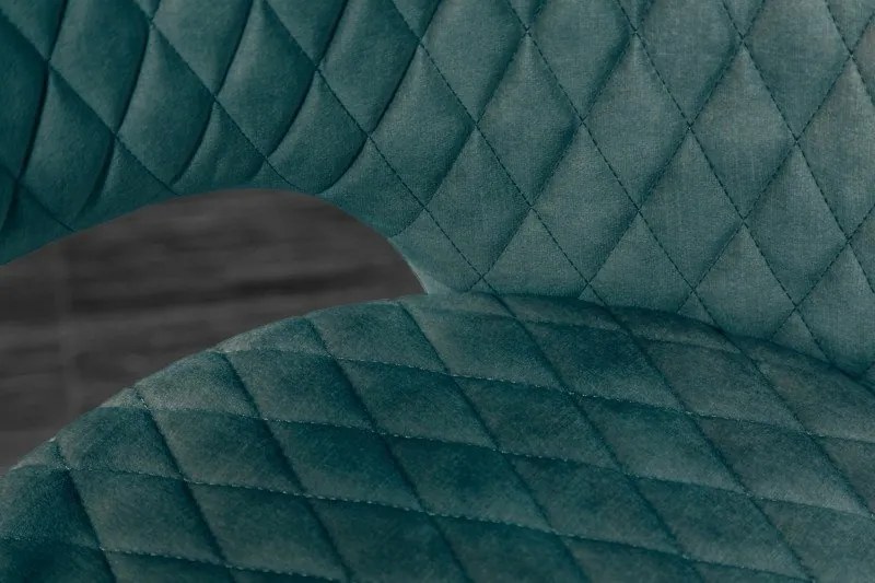 Set de 2 scaune elegante Paris albastru petrol