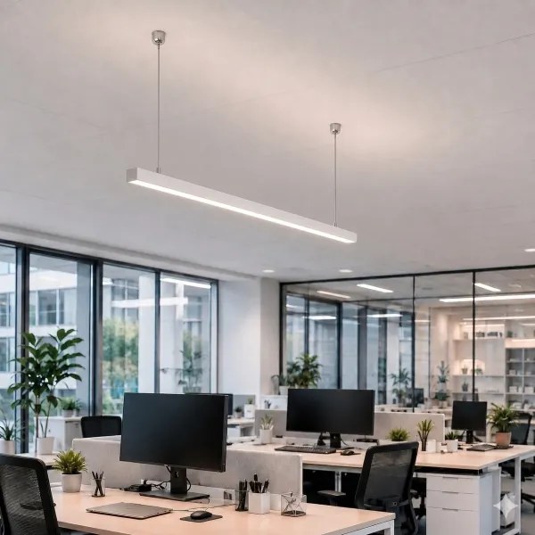 Brilagi - LED Corp suspendat FULLDAY LED/20/30/40W/230V 2700/4000/6000K 120cm alb