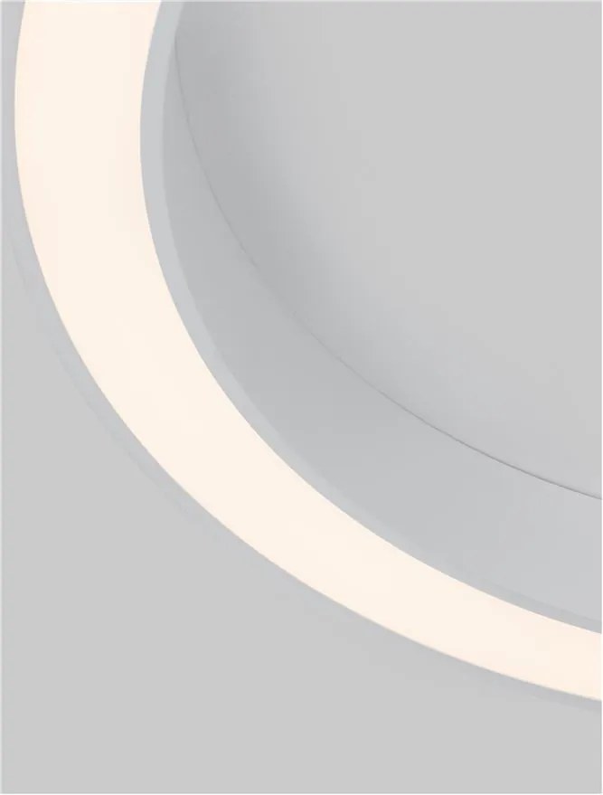 Lustra LED aplicata design modern OPAL 60W alba