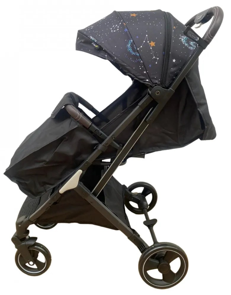Carucior sport cu pliere compacta tip troller, 6-36 luni, Negru - CPC-23-negru