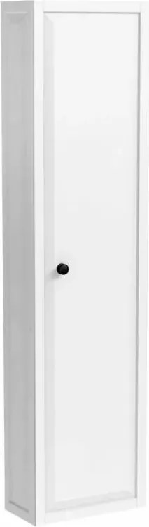 Dulap inalt suspendat Oristo Montebianco alb mat 6 etajere sticla 155 cm