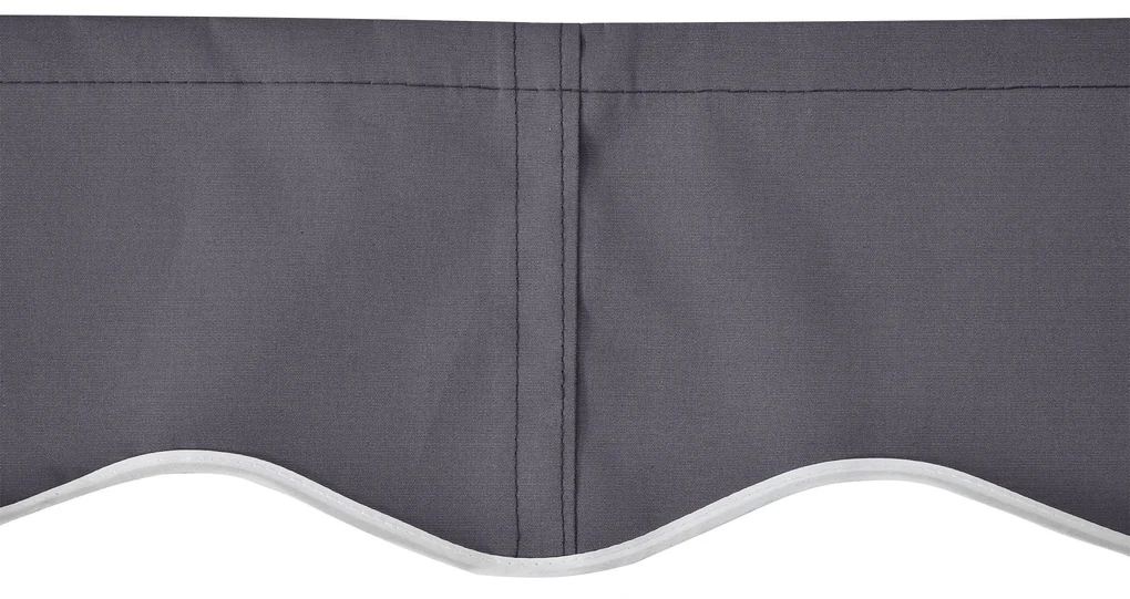 Outsunny Pânză de Schimb pentru Copertină Retractabilă Anti UV 30+, 3.47x2.9 m, Gri | Aosom Romania