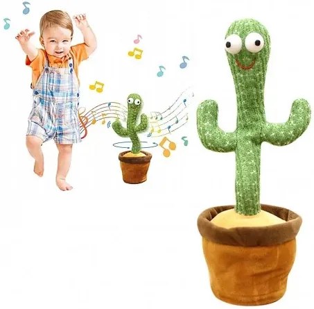 Zaparkorun Cactus interactiv  vorbitor și cântăreț cu conectare USB
