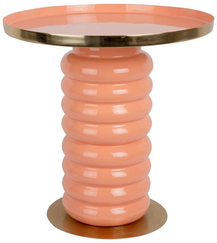 Măsuță auxiliară rotundă din metal ø 41 cm Ruby – Leitmotiv