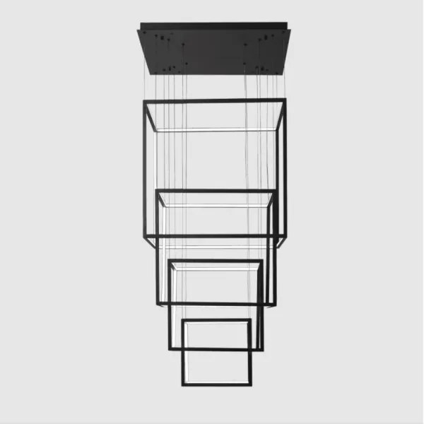 Azzardo AZ3139 - Lustră LED dimabilă pe cablu OPERA LED/329W/230V negru