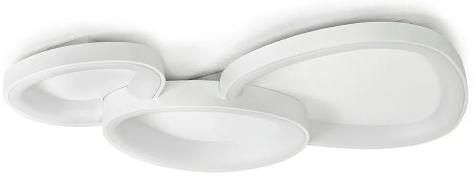 Plafoniera LED CCT cu telecomanda AREA 3 alb