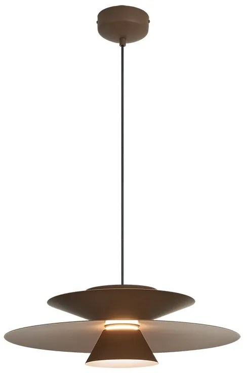 Lustra/Pendul LED design decorativ ESTRELLA cafenie