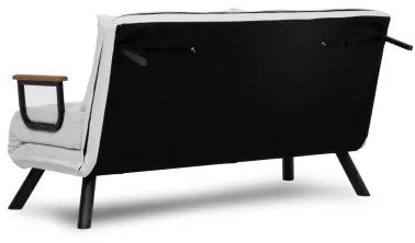 Canapea extensibilă 2 locuri QIRA, albă