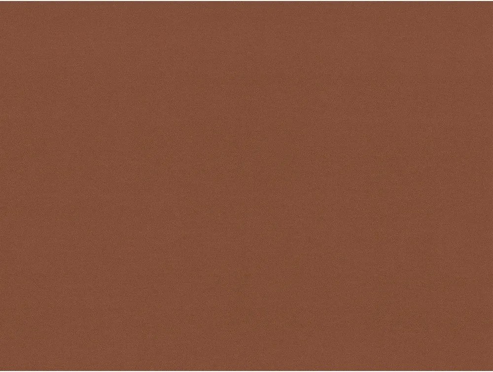 Pat matrimonial cărămiziu tapițat cu somieră 200x200 cm Aveline – Micadoni