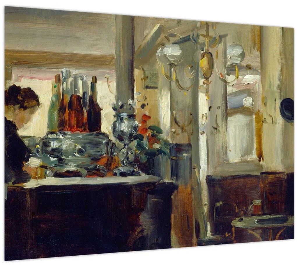 Tablou - Style of Edouard Manet, Bon Bock Cafe, reproducere (70x50 cm)