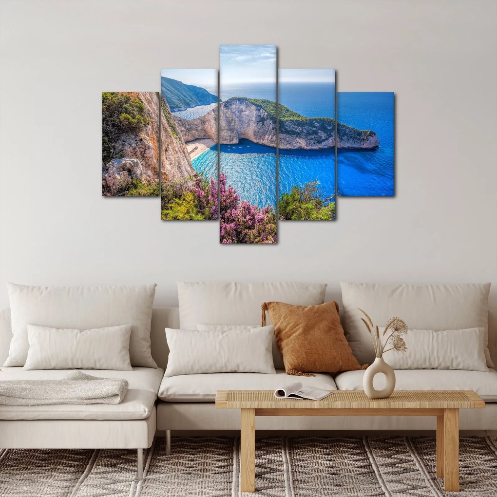 Tablou - Plaja Navagio, Grecia (150x105 cm)