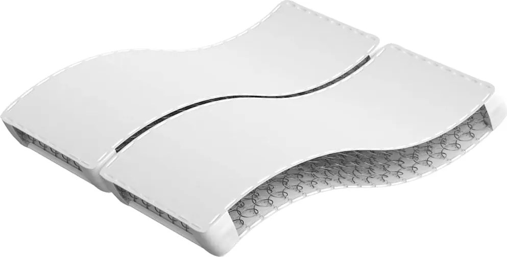 vidaXL Saltea cu arcuri bonnell, fermitate medie, 160x200 cm