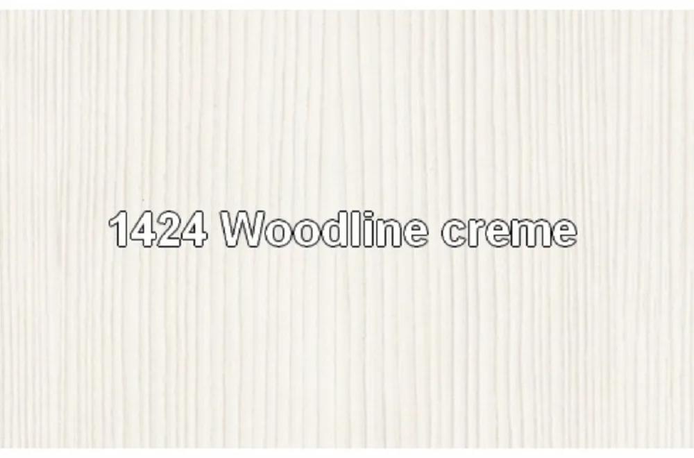 Masă de bucătărie extensibilă, PAL melaminat, woodline crem, 130-175x80 cm, TIFFY-OTILIA 15