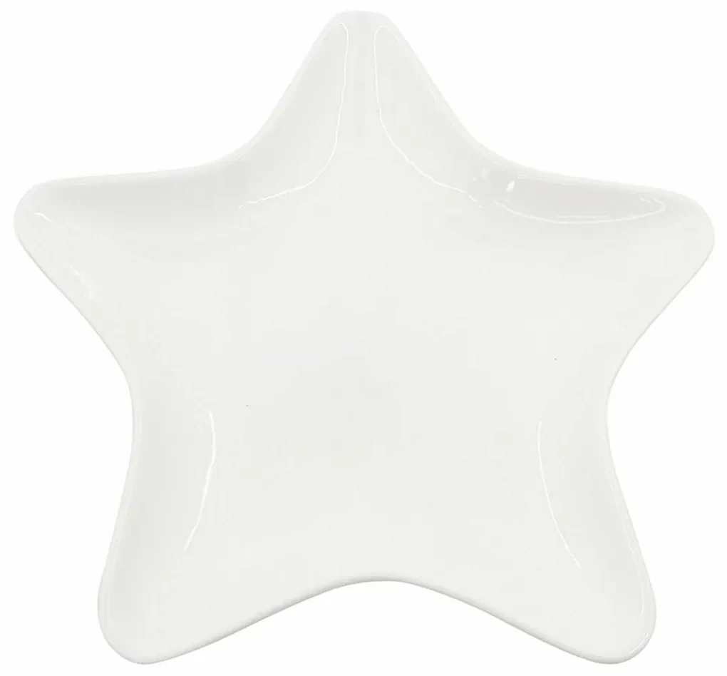 Castron din porțelan Altom Star, 19 x 18 x 2 cm, alb