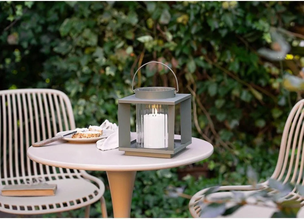 Felinar din metal/din sticlă (înălțime 20,5 cm) Lohals – House Nordic
