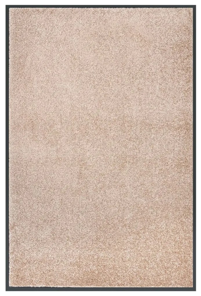 vidaXL Covoraș de ușă, bej, 80x120 cm